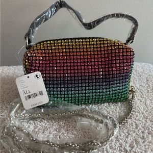 Free people rainbow crystal bag - NEW